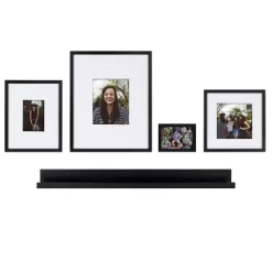 5pc Gallery Frame/Shelf Box Set Black - Kate & Laurel All Things Decor -Home Decoration Store GUEST 3036bcb5 7ccb 4537 a992 8aff966fc8be