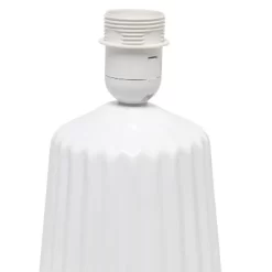 Pleated Base Table Lamp Off-White - Simple Designs -Home Decoration Store GUEST 30589705 9592 42bc b6c2 d36af6d513db