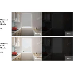 Linen Avenue Cordless 1% Solar Screen Standard Roller Shade, White, Fawn, And Sand -Home Decoration Store GUEST 3195c6cc 7b39 4769 b5d8 aa3da28c0c5d