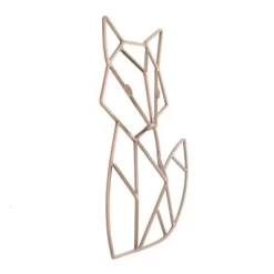 NoJo Fox Shaped Wire Nursery Wall Decor Copper Finish