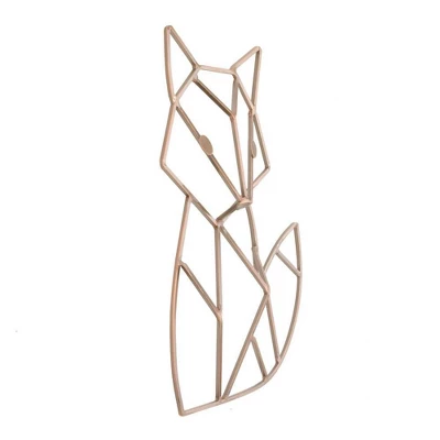 NoJo Fox Shaped Wire Nursery Wall Decor Copper Finish 1 NoJo Fox Shaped Wire Nursery Wall Decor Copper Finish