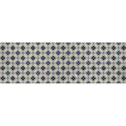 FlorArt Palisades Low Profile Easy Clean Kitchen Mat Blue/Cream - Bungalow Flooring -Home Decoration Store GUEST 336d5e43 a1a5 4247 91f4 9a8471487de7
