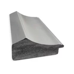 31" X 31" Non-Beveled Peak Polished Nickel Narrow Wall Mirror - Amanti Art