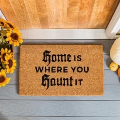 Evergreen 16 X 28 Halloween Greeting Coir Mat, Home Is Where You Haunt It For Indoor And Outdoor Decor -Home Decoration Store GUEST 34693d26 ddeb 421f 9d42 ea258026bbae