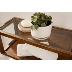 18" X 8" Wessler Decorative Wood Box Shelf Rustic Brown - Kate & Laurel All Things Decor -Home Decoration Store GUEST 34c8dad0 ece1 491e b800 2ccee8fa8668