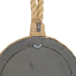 Jute Wall Mirror With Rope Accents Set Of 3 Brown - Olivia & May -Home Decoration Store GUEST 35030c3e e84f 47aa a2da ce379235a926