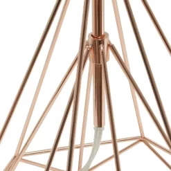 Geometric Wired Table Lamp With Fabric Shade Rose Gold - Lalia Home 11 Geometric Wired Table Lamp With Fabric Shade Rose Gold - Lalia Home -Home Decoration Store GUEST 3525c455 30d4 4fab b3c9 75b289eb0400