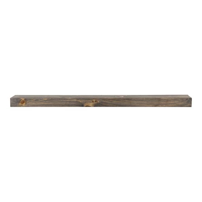 Modern Ember Vara Wood Mantel Shelf - Features Knots And Natural Distresssing 1 Modern Ember Vara Wood Mantel Shelf - Features Knots And Natural Distresssing