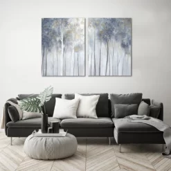 (Set Of 2) Fog And Gold By PI Creative Art Wall Art Set - Americanflat -Home Decoration Store GUEST 35749d11 1ae9 4486 95cb 2ec348d6630d