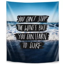 Americanflat Learn To Surf By Leah Flores Wall Tapestry -Home Decoration Store GUEST 36d07d42 ecd8 49c5 8302 5c04557d1b80