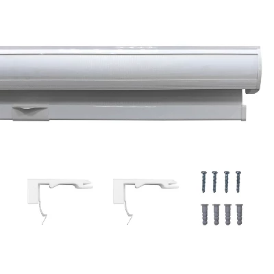 1pc Light Filtering Cordless Zebra Window Shade With Fabric Roller Valance White - Lumi Home Furnishings 5 1pc Light Filtering Cordless Zebra Window Shade With Fabric Roller Valance White - Lumi Home Furnishings - Image 5