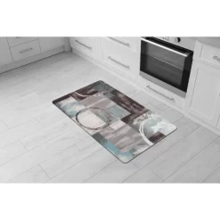 World Rug Gallery Contemporary Abstract Circles Anti Fatigue Standing Mat -Home Decoration Store GUEST 39a41cd0 15f2 4aeb 9db5 1dde03edbe90