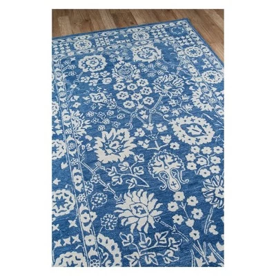 Momeni Cosette Giovanni Blue 2'x3' Accent Rug 2 Momeni Cosette Giovanni Blue 2'x3' Accent Rug - Image 2