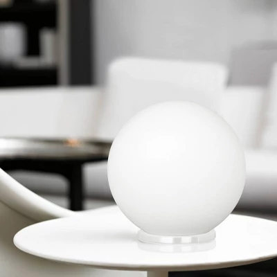 1-Light Rondo Round Table Lamp With Frosted Glass Shade White - EGLO 2 1-Light Rondo Round Table Lamp With Frosted Glass Shade White - EGLO - Image 2