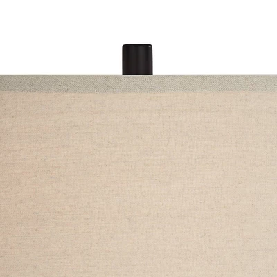 Franklin Iron Works Lucas Western Table Lamps 26" High Set Of 2 Bronze With USB Charging Port And Nightlight LED Drum Shade For Bedroom Bedside Desk 8 Franklin Iron Works Lucas Western Table Lamps 26" High Set Of 2 Bronze With USB Charging Port And Nightlight LED Drum Shade For Bedroom Bedside Desk - Image 8