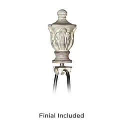 360 Lighting Vintage Chic Floor Lamp 60" Tall French Country Antique White Washed Cream Bell Shade For Living Room Reading Bedroom Office -Home Decoration Store GUEST 3df8c41f a454 4099 b7c1 bdf3e4ceded7