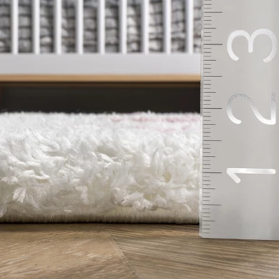 NuLOOM Alison Heart Shag Area Rug 2 NuLOOM Alison Heart Shag Area Rug - Image 2