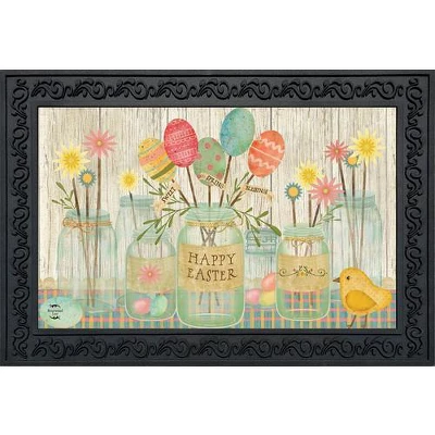 Briarwood Lane Spring Egg Bouquet Easter Doormat Primitive Chick Indoor Outdoor 30" X 18" 1 Briarwood Lane Spring Egg Bouquet Easter Doormat Primitive Chick Indoor Outdoor 30" X 18"