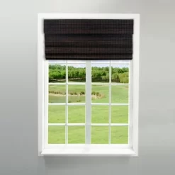 Radiance Newport 36-in Cordless Espresso Roman Shade