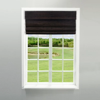 Radiance Newport 39-in Cordless Espresso Roman Shade 1 Radiance Newport 39-in Cordless Espresso Roman Shade