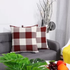 PiccoCasa Buffalo Check Plaid Throw Pillow Covers Farmhouse Decors Square Pillow Covers 2 Pcs -Home Decoration Store GUEST 40f06881 8110 45d1 87ab 16daa00374f0