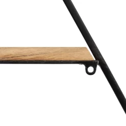 25.5" X 22" X 5" Ladd Hexagon Floating Shelves Rustic Brown - Kate & Laurel All Things Decor -Home Decoration Store GUEST 412c692f cd49 41ee 8622 d667560e0603