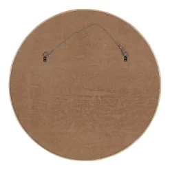 30" Evans Round Wall Mirror Natural - Kate & Laurel All Things Decor -Home Decoration Store GUEST 413b005e ccd3 4ce6 b6d7 d5e5952138a7