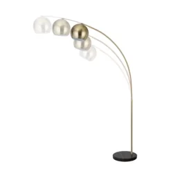 FC Design Modern Standing Adjustable Floor Lamp With Metal Dome Shade And Black Marble Base In Brass Gold Finish - Brass Gold -Home Decoration Store GUEST 414c6ada 6ef9 4c2e a643 883998dcbf19