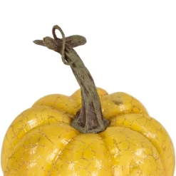 Northlight Set Of 3 Orange, Yellow And Brown Crackle Finish Fall Harvest Pumpkins 4" -Home Decoration Store GUEST 41756f94 36ae 4a75 86ad 9954da7860e1