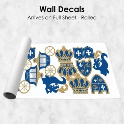 Big Dot Of Happiness Royal Prince Charming - Peel And Stick Nursery And Kids Room Vinyl Wall Art Stickers - Wall Decals - Set Of 20 -Home Decoration Store GUEST 42ce03bd 96f9 4f01 86f3 723a6ef6cdf9