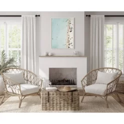 28" X 38" Sylvie Turquoise Beach From Above Framed Canvas By Amy Peterson Art Studio White - Kate & Laurel All Things Decor -Home Decoration Store GUEST 434ad97a 74ea 4ea5 aa28 f67ec59f818f