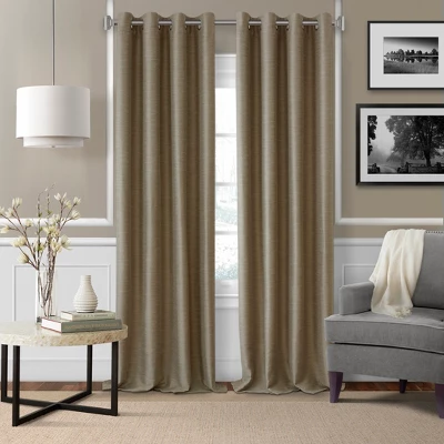 Florence 1" Window Drapery Single Curtain Rod With Stacked Square Finial - Elrene Home Fashions 2 Florence 1" Window Drapery Single Curtain Rod With Stacked Square Finial - Elrene Home Fashions - Image 2