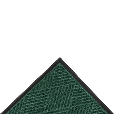 Dark Green Solid Doormat - (4'x6') - HomeTrax 2 Dark Green Solid Doormat - (4'x6') - HomeTrax - Image 2