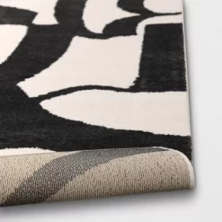 Abstract Inkblot Rug Black/White - Threshold™ 6 Abstract Inkblot Rug Black/White - Threshold™ -Home Decoration Store GUEST 4794689c 040b 444b b960 d50b9ba49a0e