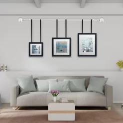 3/4-Inch Curtain Rod- Decorative Ball Finials And Hardware- For Home Decor In Bedroom And Kitchen- 48-84-Inch By Hastings Home (White) -Home Decoration Store GUEST 49950c1c 94f0 42fb 85a5 a54feac0fbce