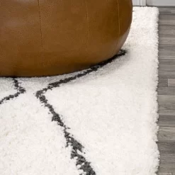 Catala Moroccan Diamond Shag Indoor Area Rug - JONATHAN Y -Home Decoration Store GUEST 499acec6 9c48 4218 97a7 7f82037b9d91