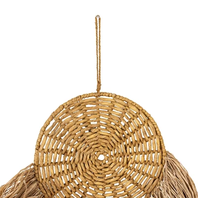 Round Hanging Accent Brown Seagrass, Rope & Jute By Foreside Home & Garden 2 Round Hanging Accent Brown Seagrass, Rope & Jute By Foreside Home & Garden - Image 2