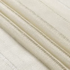 Kate Aurora 2 Piece Metallic Shimmer Chic Striped Flax Styled Sheer Grommet Top Curtains 11 Kate Aurora 2 Piece Metallic Shimmer Chic Striped Flax Styled Sheer Grommet Top Curtains -Home Decoration Store GUEST 49b8a858 5d98 49f1 932c 02905e270049