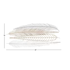 Metal Bird Feather Wall Decor - CosmoLiving By Cosmopolitan -Home Decoration Store GUEST 4a72b93b fdd2 47d2 a2ee f458cade98e6