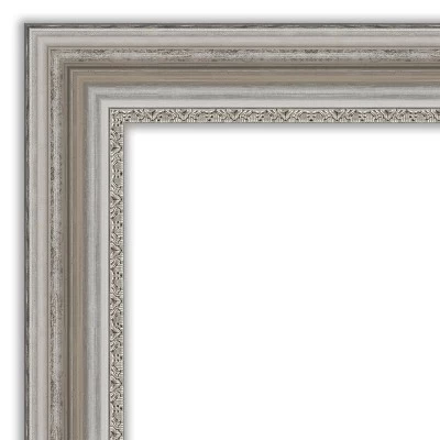 32" X 32" Non-Beveled Parlor Bathroom Wall Mirror Silver - Amanti Art 2 32" X 32" Non-Beveled Parlor Bathroom Wall Mirror Silver - Amanti Art - Image 2