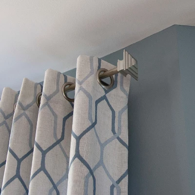 Kenney Mission 3/4" Decorative Bay Window Double Curtain Rod 5 Kenney Mission 3/4" Decorative Bay Window Double Curtain Rod - Image 5