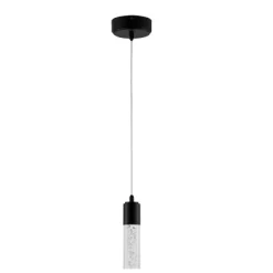 4.75" LED 1-Light Bolha Bubble Acrylic/Iron Minimalist Pendant Black - JONATHAN Y -Home Decoration Store GUEST 4c352014 58b1 4666 99af 13e1bbcaba08