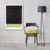 Radiance Newport 34.5-in Cordless Espresso Roman Shade