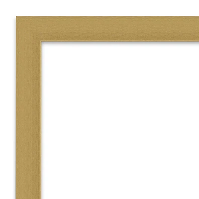 28" X 64" Non-Beveled Grace Brushed Gold Full Length Floor Leaner Mirror - Amanti Art 2 28" X 64" Non-Beveled Grace Brushed Gold Full Length Floor Leaner Mirror - Amanti Art - Image 2