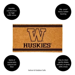 Evergreen University Of Washington Logo Turf Mat, Brown- 28 X 16 Inches Indoor Outdoor Doormat -Home Decoration Store GUEST 4e828674 bfc4 4b1d 96e5 977a446ed4d9
