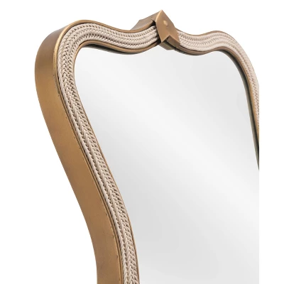 Hillegass Decorative Wall Mirror Gold - ZM Home 3 Hillegass Decorative Wall Mirror Gold - ZM Home - Image 3