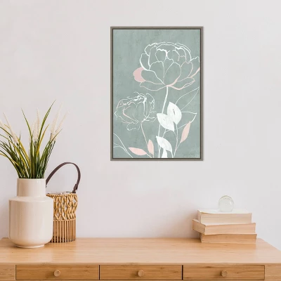 16" X 23" Roseland II By Isabelle Z Framed Canvas Wall Art - Amanti Art 3 16" X 23" Roseland II By Isabelle Z Framed Canvas Wall Art - Amanti Art - Image 3