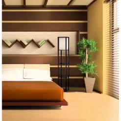 63" Wright Shelf Floor Lamp - Adesso