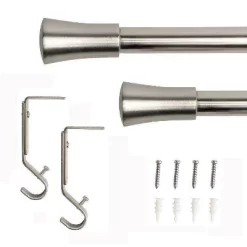 Decorative Drapery Single Rod Set With Cylinder Finials - Lumi Home Furnishings 7 Decorative Drapery Single Rod Set With Cylinder Finials - Lumi Home Furnishings -Home Decoration Store GUEST 50b47c4f 7bb9 4252 86f7 7117d87a7e77