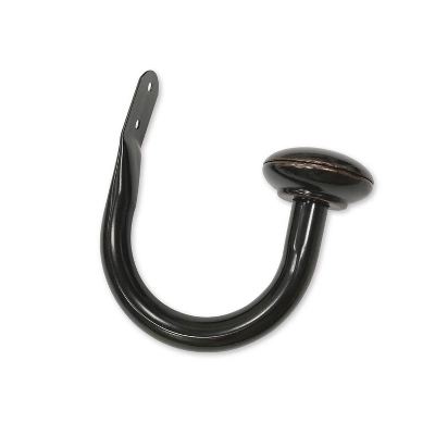 Set Of 2 (2.7"x6.5") Steel Curtain Holdbacks - Lumi Home Furnishings 4 Set Of 2 (2.7"x6.5") Steel Curtain Holdbacks - Lumi Home Furnishings - Image 4